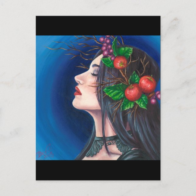 Morgan Le Fay Postcard Sorceress Postcard Camelot (Front)