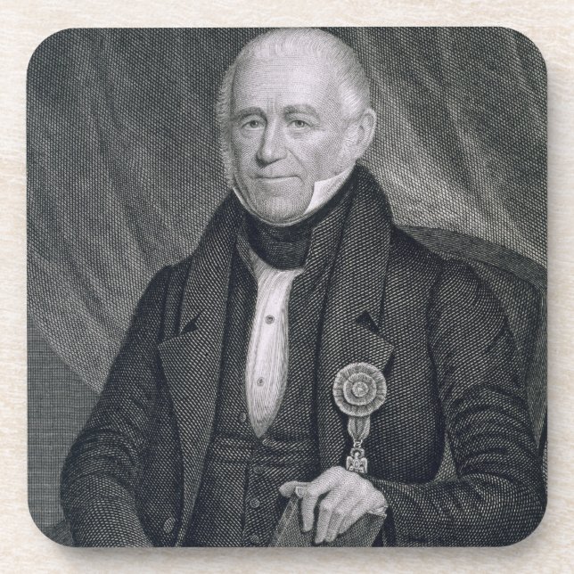 Morgan Lewis, engraved by Asher Brown Durand (1796 Coaster (Front)