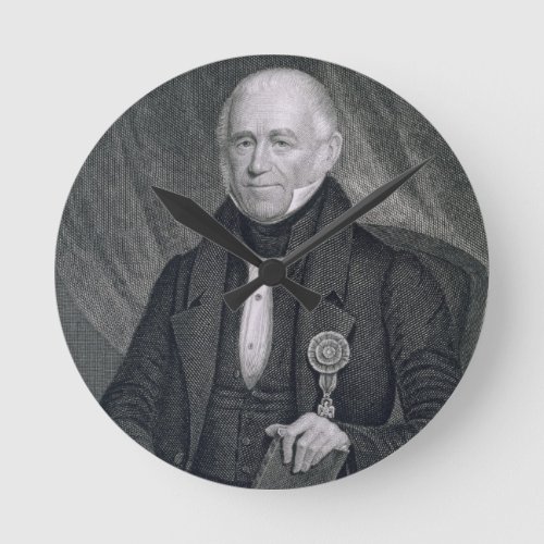 Morgan Lewis engraved by Asher Brown Durand 1796 Round Clock