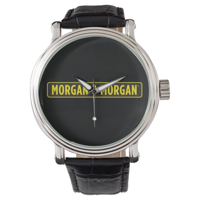 Morgan & Morgan Small Round Button Watch (Front)