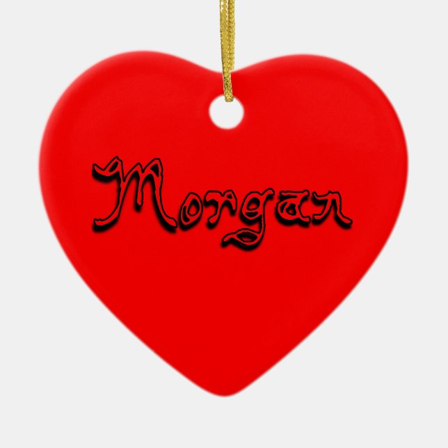 Morgan Ornament (Front)