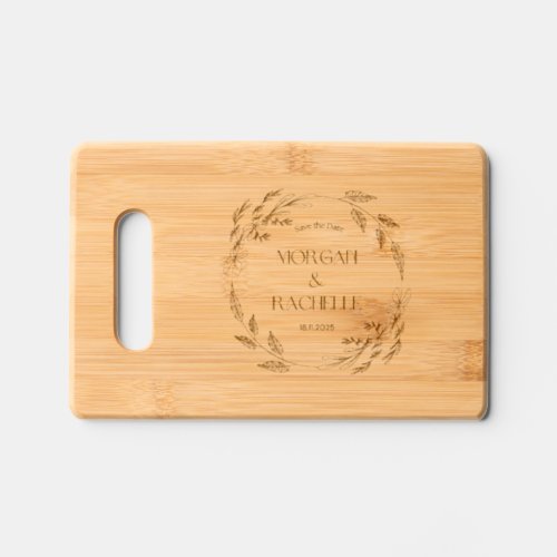 #Morgan&RachelleEtchedWoodenCuttingBoard Engraved Cutting Board