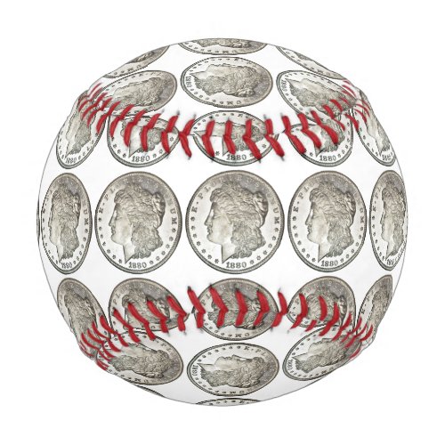 Morgan Silver Dollar Baseball