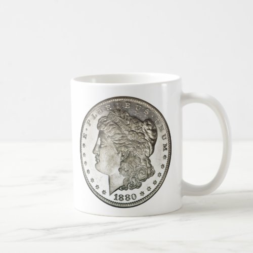 Morgan Silver Dollar Cup Mug