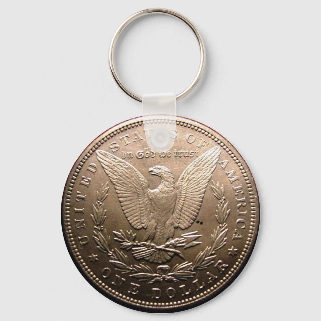 Morgan Silver Dollar Keychain (Front)