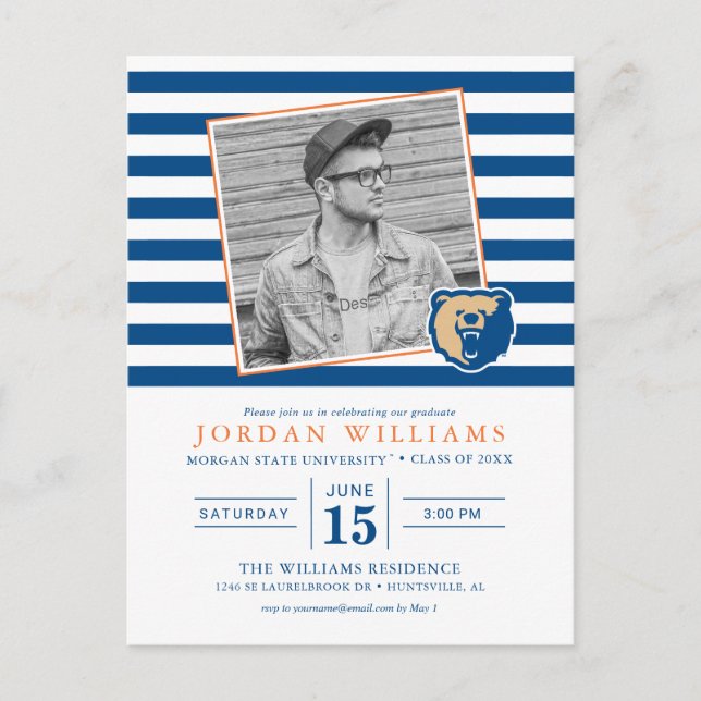 Morgan State Graduate Announcement Postcard (Front)