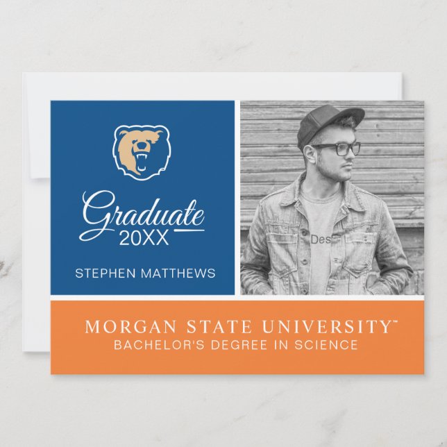 Morgan State Graduate Invitation (Front)