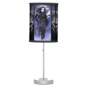 Morgan Vampire Moon Gothic Bat Fairy Table Lamp (Front)