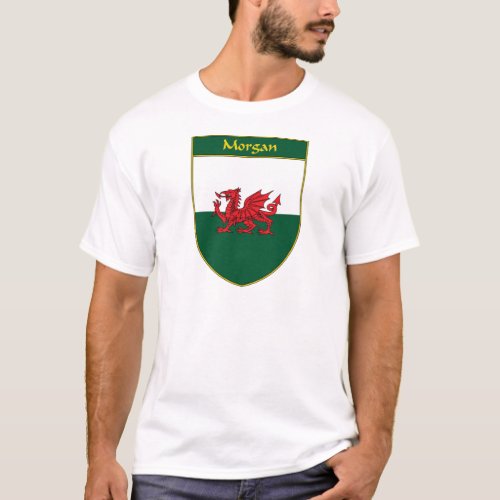 Morgan Welsh Flag Shield T_Shirt