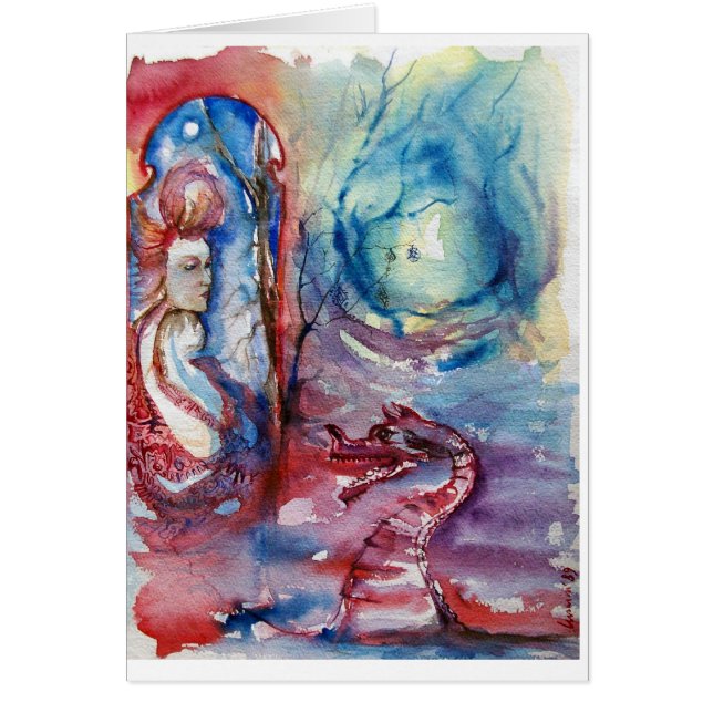 MORGANA / Magic and Mystery ,Pink Blue Fantasy Cards (Front)