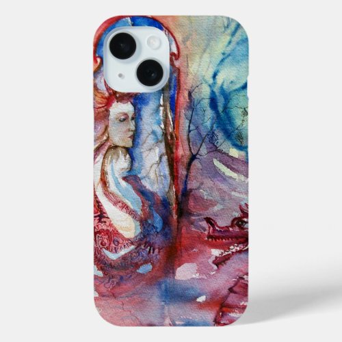 MORGANA  Magic and Mystery Pink Blue Fantasy iPhone 15 Case