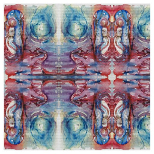 MORGANA / Magic and Mystery ,Pink Blue Fantasy Fabric