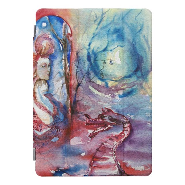 MORGANA / Magic and Mystery ,Pink Blue Fantasy iPad Pro Cover (Front)