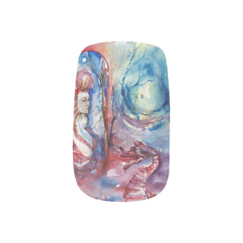 MORGANA  Magic and Mystery Pink Blue Fantasy Minx Nail Art