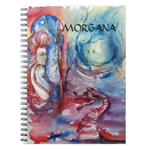 MORGANA  Magic and Mystery Pink Blue Fantasy Notebook