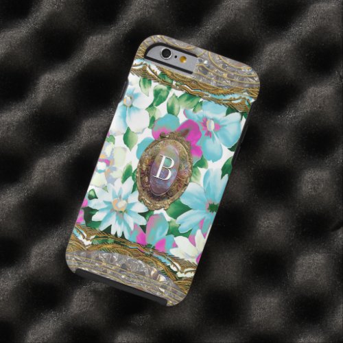 Morgans Grandlyn Floral Chic  66s Monogram Tough iPhone 6 Case