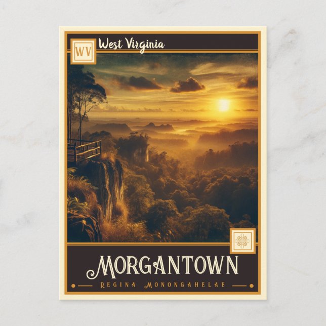 Morgantown, West Virginia | Vintage Postcard (Front)