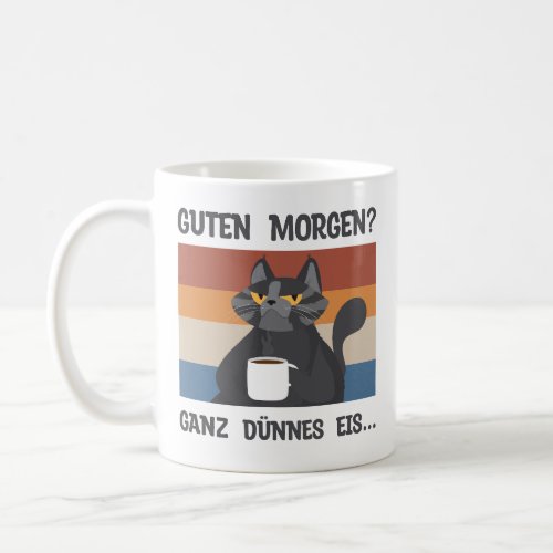 Morgenmuffel Gift for Coffee Lovers Cat Coffee Mug