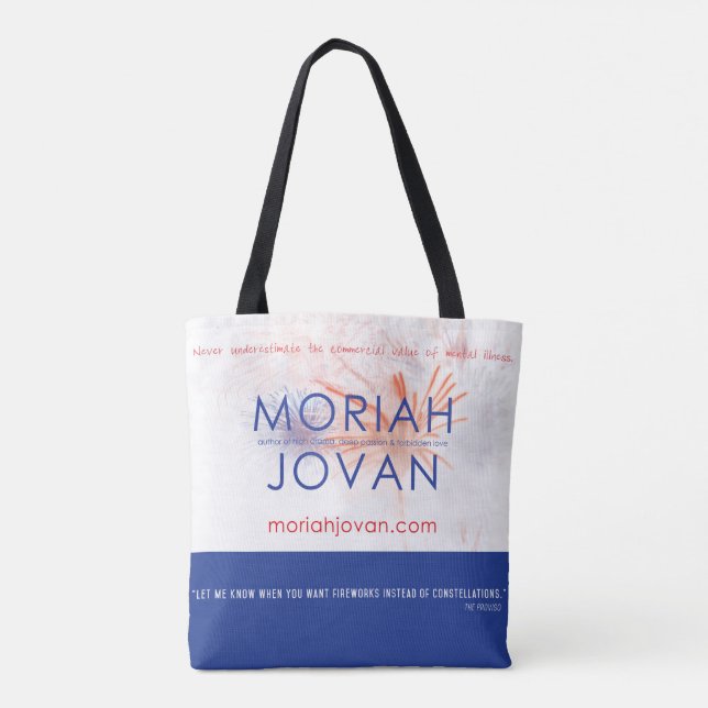 Moriah Jovan Tote Bag (Back)