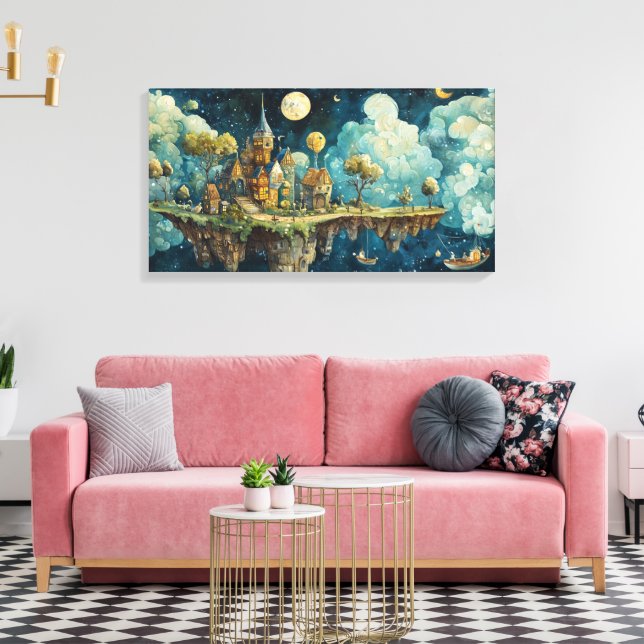 Moring at sky island canvas print (Insitu(LivingRoom))
