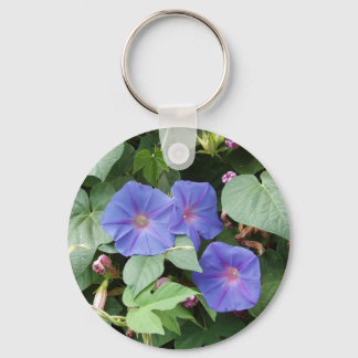 Moring Glory Flowers Keychain