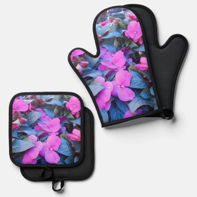 Morisot Oven Mitt & Pot Holder Set (Front/Back)