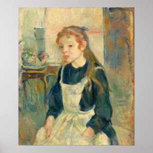 Morisot - Young Girl With An Apron Poster
