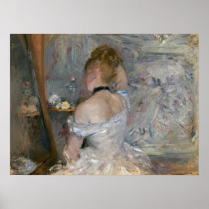Morisot - Young Woman At Her Toilet 1880 Poster