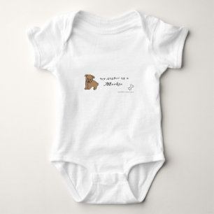 morkie baby bodysuit