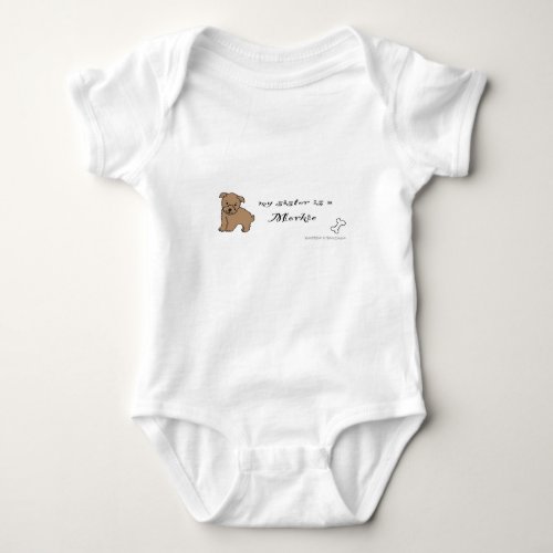 morkie baby bodysuit