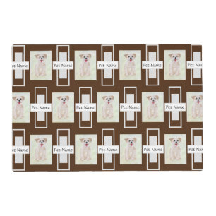 Morkie Dog Brown Placemat
