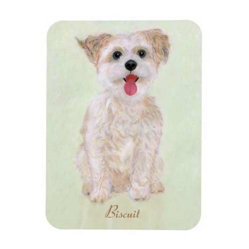 Morkie Dog Flexible Magnet