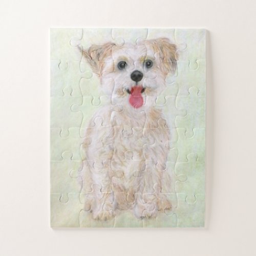 Morkie Dog Oversized Puzzle