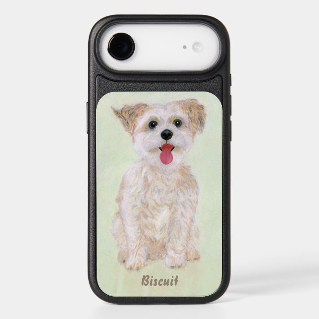 Morkie Dog Symmetry Series Otterbox iPhone Case (Back)