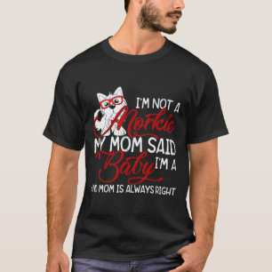 Morkie Mom  Maltese Yorkie Dogs T-Shirt