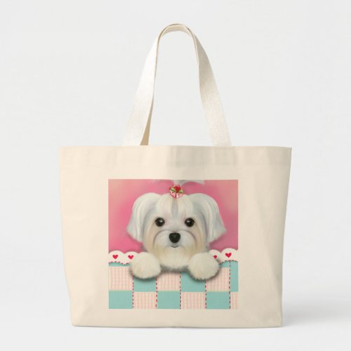 MORKIE SHELLY LARGE TOTE BAG