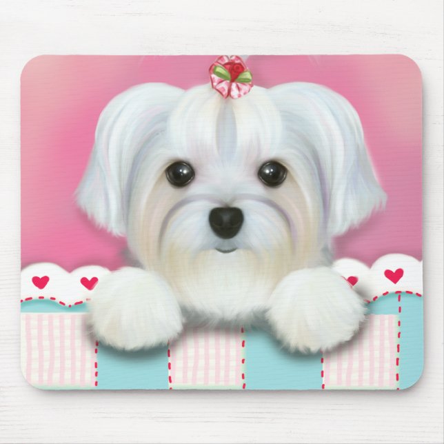 MORKIE SHELLY MOUSE PAD (Front)