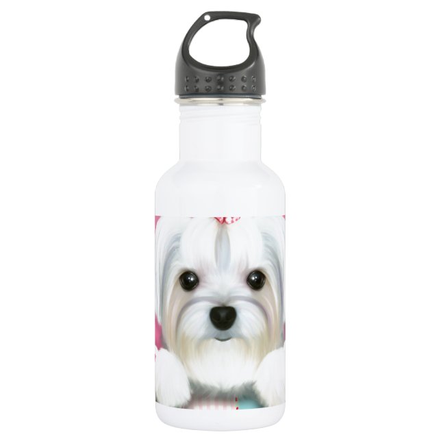 MORKIE SHELLY WATER BOTTLE (Front)