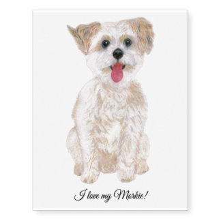 Morkie Tattoo Personalized