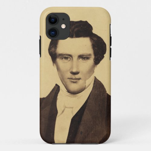 Morman Joseph Smith Jr Portrait CW Carson 1879 iPhone 11 Case