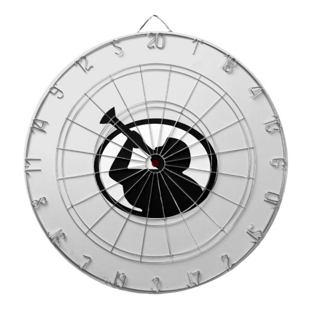 Mormon Angel Mormoni (Symbol of Mormonism) Dart Board (Front)