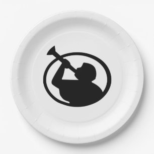 Mormon Angel Mormoni (Symbol of Mormonism) Paper Plates