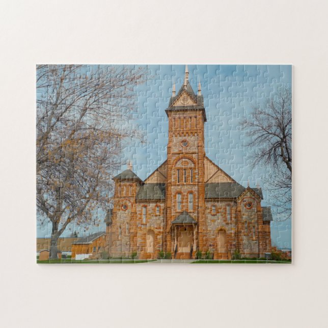 Mormon Church Idaho. Jigsaw Puzzle (Horizontal)