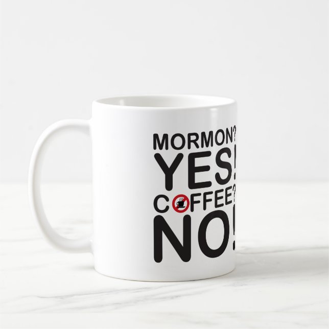 Mormon Coffee Mug (Left)