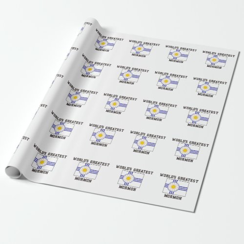 Mormon Flag Wrapping Paper