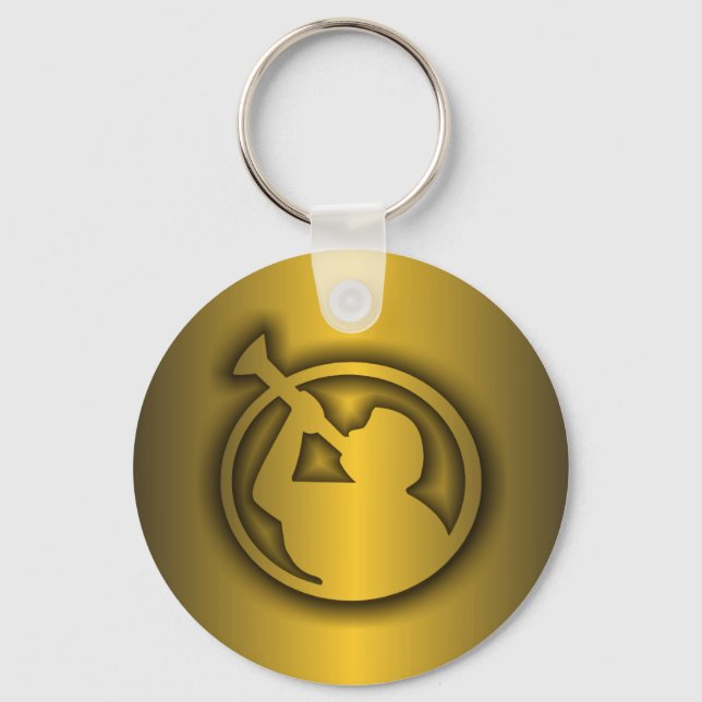 Mormon Gold Keychain (Front)