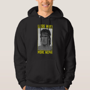 Mormon LDS Missionary Less Wifi More Nephi 3 Hoodie