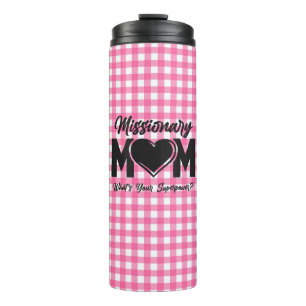 Mormon Missionary Mom Thermal Tumbler Drink Bottle