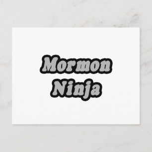 Mormon Ninja Postcard