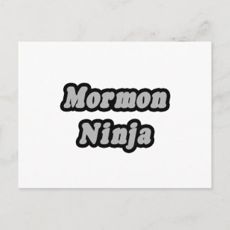 Mormon Ninja Postcard